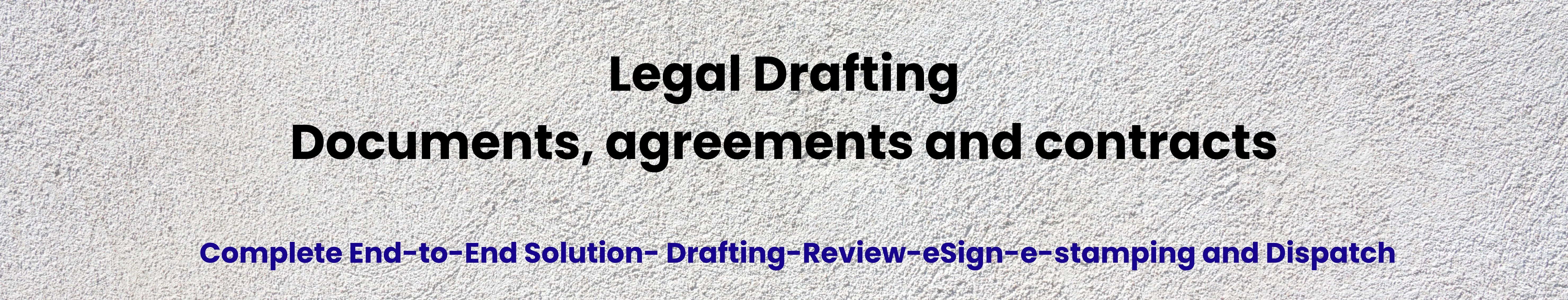 Legal Drafting Banner